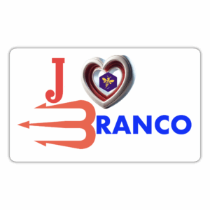 Autocollant J'love Branco